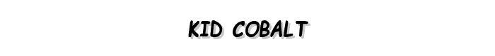Kid Cobalt font